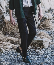 【NO ID.】High Waist Semi Wide Trousers / ハイ ウエスト セミ ワイド トラウザーズ