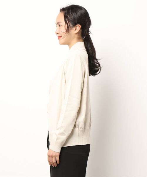 KOBE LETTUCE（コウベレタス）の「［ 2点セット ］サマーニットアンサンブル[C6043]（アンサンブル・レディース・ベージュ系/グリーン系/ブラック・FREE）」の4枚目の写真