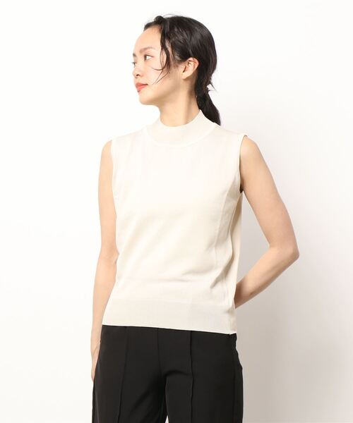 KOBE LETTUCE（コウベレタス）の「［ 2点セット ］サマーニットアンサンブル[C6043]（アンサンブル・レディース・ベージュ系/グリーン系/ブラック・FREE）」の5枚目の写真