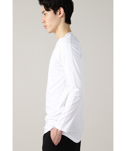 HIGH STREET(ハイストリート)の「HIGH STREET∴CLEANSERスムースクルーネックカットソー(Tシャツ/カットソー・メンズ・ブラック/ホワイト・LL/M/L)」の5枚目の写真