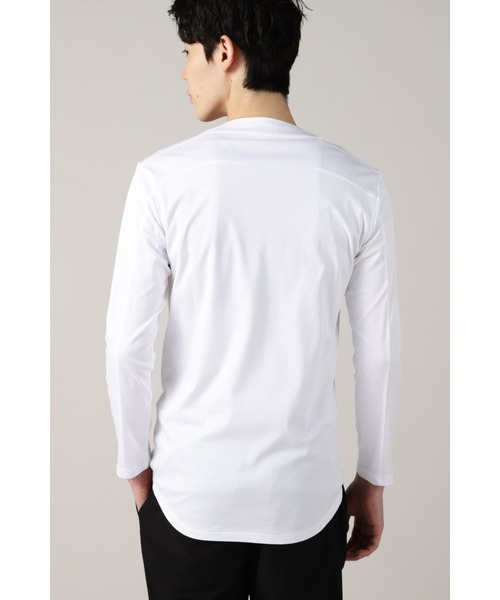 HIGH STREET(ハイストリート)の「HIGH STREET∴CLEANSERスムースクルーネックカットソー(Tシャツ/カットソー・メンズ・ブラック/ホワイト・LL/M/L)」の6枚目の写真