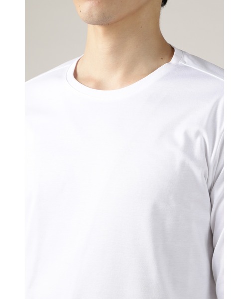 HIGH STREET(ハイストリート)の「HIGH STREET∴CLEANSERスムースクルーネックカットソー(Tシャツ/カットソー・メンズ・ブラック/ホワイト・LL/M/L)」の7枚目の写真