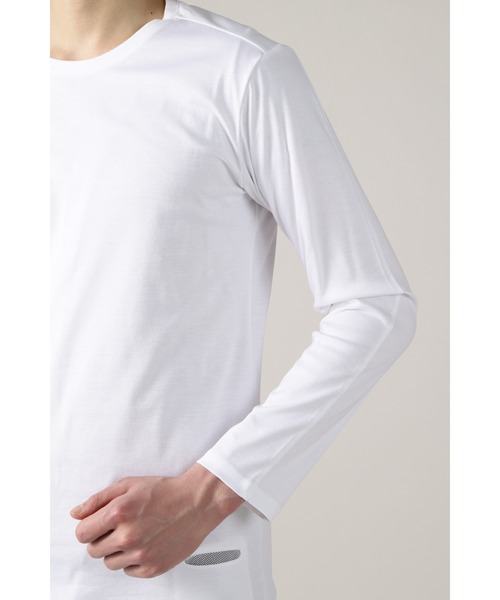 HIGH STREET(ハイストリート)の「HIGH STREET∴CLEANSERスムースクルーネックカットソー(Tシャツ/カットソー・メンズ・ブラック/ホワイト・LL/M/L)」の8枚目の写真