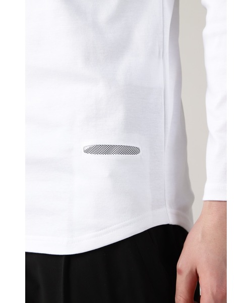 HIGH STREET(ハイストリート)の「HIGH STREET∴CLEANSERスムースクルーネックカットソー(Tシャツ/カットソー・メンズ・ブラック/ホワイト・LL/M/L)」の9枚目の写真