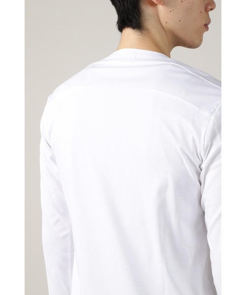 HIGH STREET(ハイストリート)の「HIGH STREET∴CLEANSERスムースクルーネックカットソー(Tシャツ/カットソー・メンズ・ブラック/ホワイト・LL/M/L)」の10枚目の写真