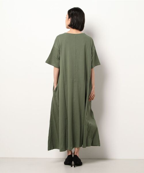 coca(coca)(コカ)の「半袖Aラインワンピース(ワンピース・レディース・ホワイト/ブラック/カーキ・ONE SIZE)」の20枚目の写真