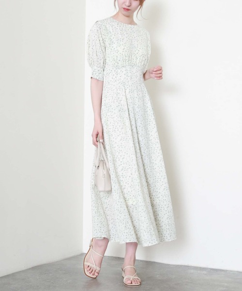 archives（アルシーヴ）の「タックケープセット５分袖ワンピース（ワンピース・レディース・イエロー/ブラック/オフホワイト・MEDIUM）」の20枚目の写真