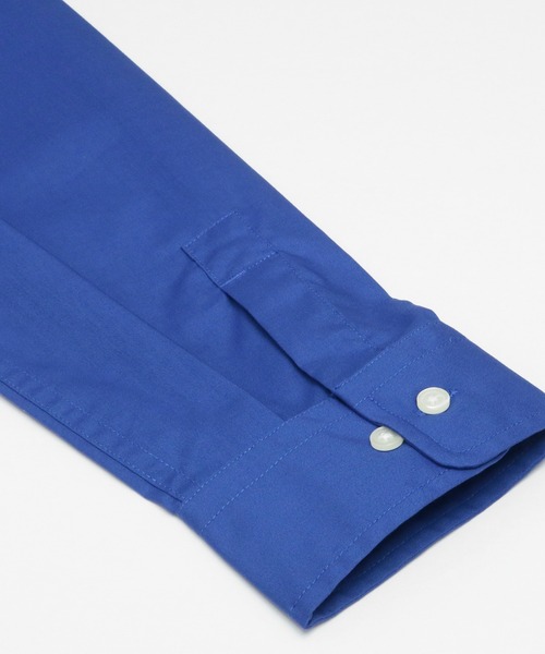 Pitta Re:)（ピッタリ）の「形態安定ノーアイロン ラウンドテール ホリゾンタルワイド 長袖ビジネスワイシャツ（ビジネスシャツ・メンズ・コバルトブルー・LL/S/M/L）」の4枚目の写真