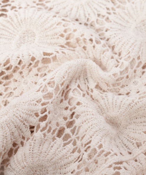 fifth（フィフス）の「かぎ針編みカーディガン（カーディガン/ボレロ・レディース・ベージュ/ホワイト・M）」の15枚目の写真