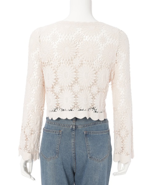 fifth（フィフス）の「かぎ針編みカーディガン（カーディガン/ボレロ・レディース・ベージュ/ホワイト・M）」の19枚目の写真