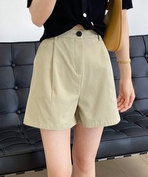 バックゴムタックショートパンツ
