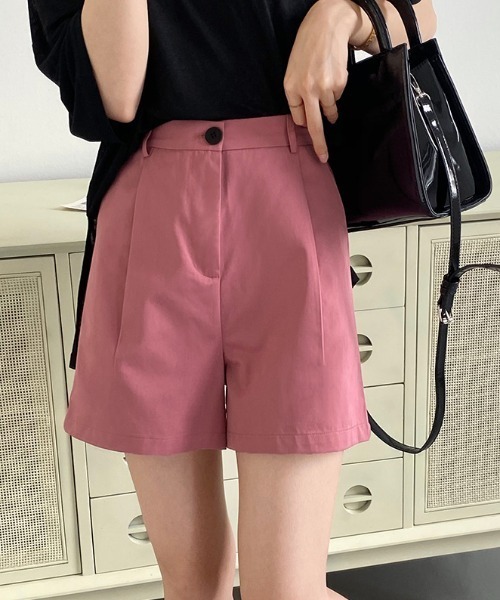 MANGROVE(マングローブ)の「バックゴムタックショートパンツ(その他パンツ・レディース・ピンク/ブルー/ライトベージュ・MEDIUM/LARGE)」の4枚目の写真