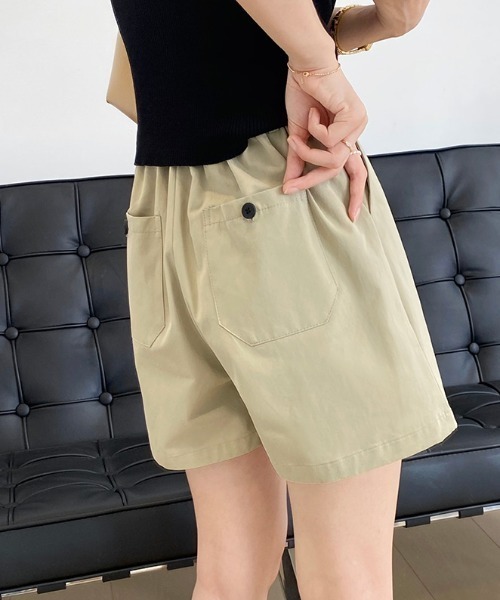 MANGROVE(マングローブ)の「バックゴムタックショートパンツ(その他パンツ・レディース・ピンク/ブルー/ライトベージュ・MEDIUM/LARGE)」の8枚目の写真