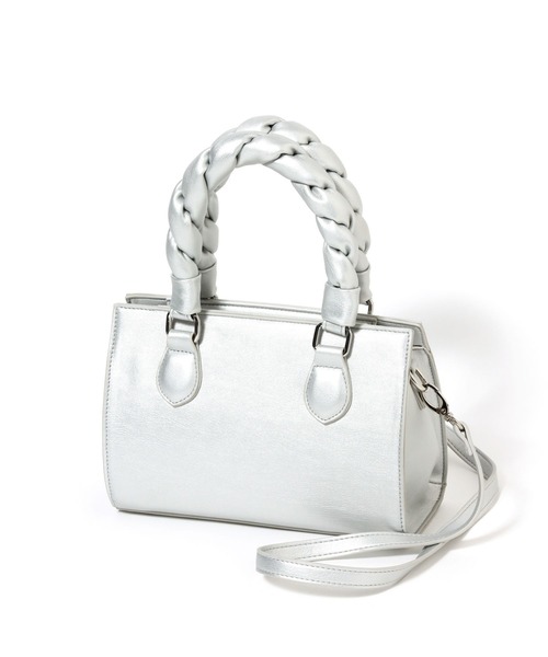 PAGEBOY（ページボーイ）の「ツイストハンドルバッグ（ショルダーバッグ・レディース・ブラック/シルバー・FREE）」の7枚目の写真