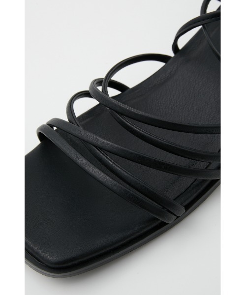 LAGUA GEM（ラグアジェム）の「LACE UP LOW HEEL SANDAL レースアップローヒールサンダル（サンダル・レディース・ブラック/ブルー・SMALL/MEDIUM/LARGE）」の7枚目の写真