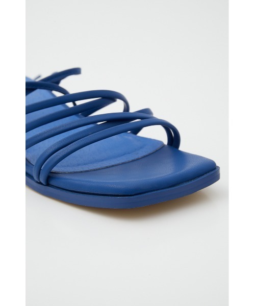 LAGUA GEM（ラグアジェム）の「LACE UP LOW HEEL SANDAL レースアップローヒールサンダル（サンダル・レディース・ブラック/ブルー・SMALL/MEDIUM/LARGE）」の12枚目の写真