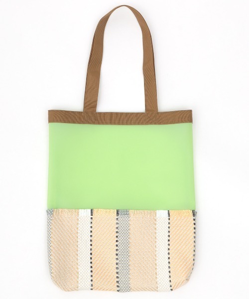 チチカカ（チチカカ）の「クリアトートバッグ（トートバッグ・レディース・ブラック/グリーン・FREE）」の10枚目の写真