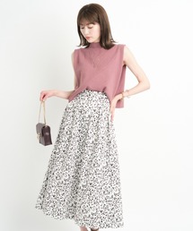 Apuweiser-riche スキッパークロップドニット ニット セーター クロップド丈スキッパー片畦ニットトップス
