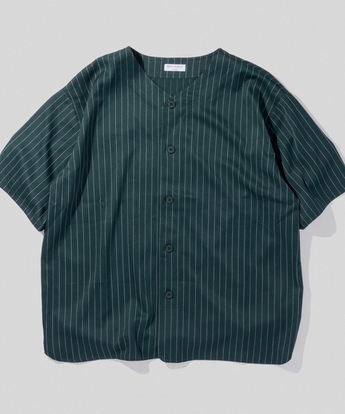 BROKEN BASE（ブロークンベース）の「ストライプベースボールシャツ