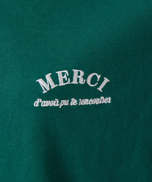 abahouse mavie（アバハウスマヴィ）の「フレンチオーバー刺繍Ｔシャツ（Tシャツ/カットソー・レディース・ホワイト/ブラウン/グリーン・フリー）」の17枚目の写真