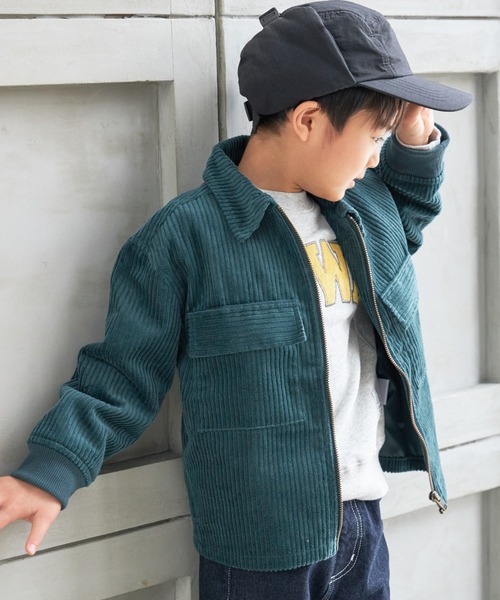 MAKE YOUR DAY（メイクユアデイ）の「コールテンCPOジャケット■80～140cm（その他アウター・キッズ・ブラウン/グリーン・90/100/110/120/80/130/140）」の8枚目の写真