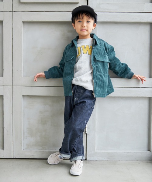 MAKE YOUR DAY（メイクユアデイ）の「コールテンCPOジャケット■80～140cm（その他アウター・キッズ・ブラウン/グリーン・90/100/110/120/80/130/140）」の9枚目の写真