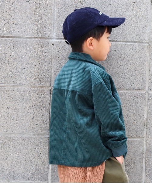 MAKE YOUR DAY（メイクユアデイ）の「コールテンCPOジャケット■80～140cm（その他アウター・キッズ・ブラウン/グリーン・90/100/110/120/80/130/140）」の22枚目の写真