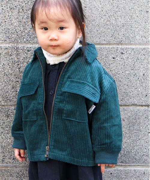 MAKE YOUR DAY（メイクユアデイ）の「コールテンCPOジャケット■80～140cm（その他アウター・キッズ・ブラウン/グリーン・90/100/110/120/80/130/140）」の20枚目の写真
