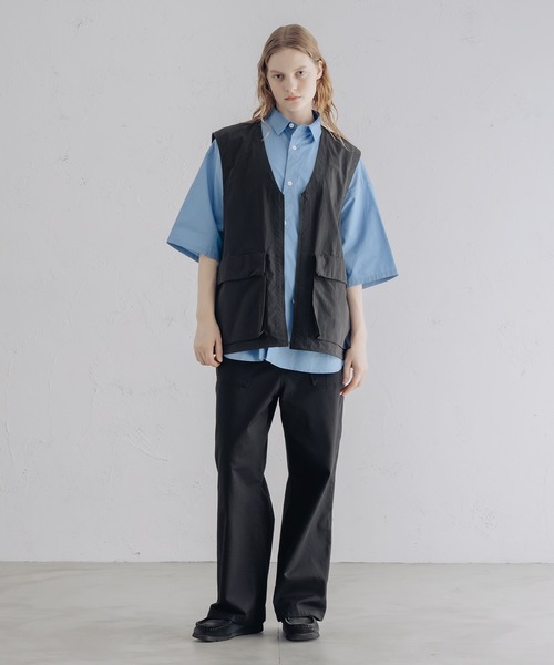 epnok(エプノック)の「Cotton Nylon Hunting Vest/コットンナイロンハンティングベスト(ベスト・メンズ・ブラック/カーキ・MEDIUM/LARGE)」の19枚目の写真
