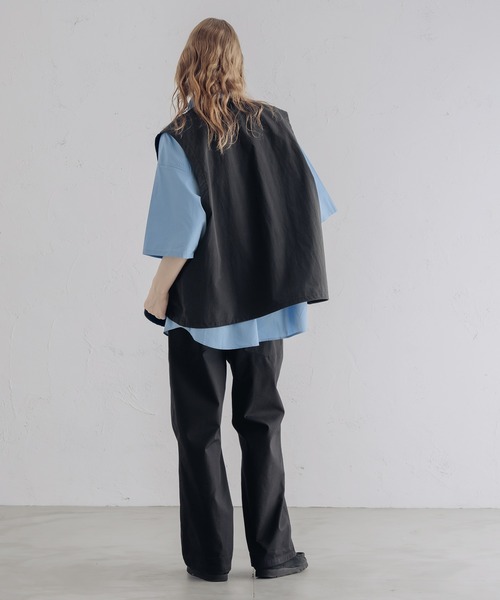 epnok(エプノック)の「Cotton Nylon Hunting Vest/コットンナイロンハンティングベスト(ベスト・メンズ・ブラック/カーキ・MEDIUM/LARGE)」の21枚目の写真