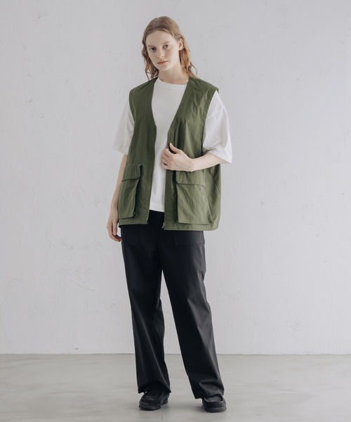 ★送料・関税込★BASIC COTTON★HOUND VEST★ベスト★ セール】Cotton Nylon Hunting Vest/コットンナイロン