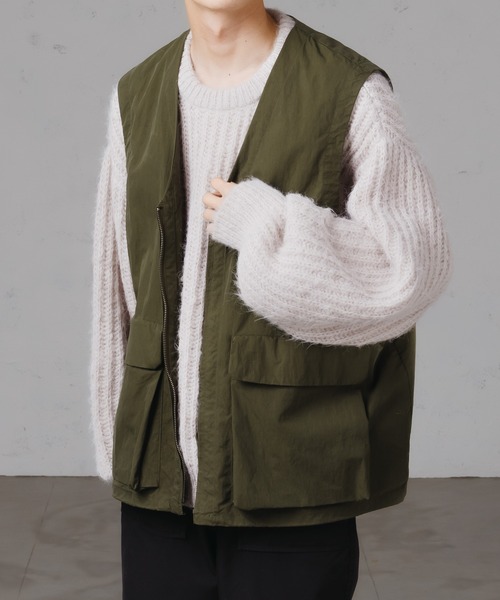 セール】Cotton Nylon Hunting Vest/コットンナイロンハンティング