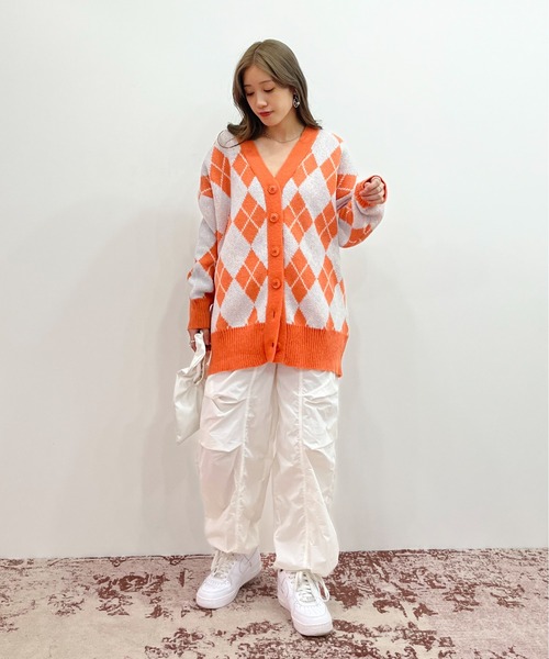 EPIMI E'PIMMY（エピミエピミー）の「ナイロンタックジョガーパンツ（カーゴパンツ・レディース・ブラック/オフホワイト/ピンク/モカ・MEDIUM）」の20枚目の写真