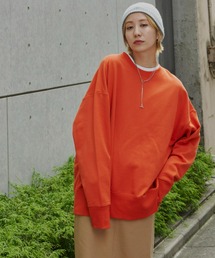 Auntie Rosa Holiday | オーバーサイズカラースウェットプルオーバー(スウェット)