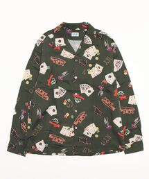 schott | ＣＰ２２－ＮＥＯＮ　ＳＩＧＮ＆ＣＡＲＤ　Ｌ／Ｓ　ＳＨＩＲＴ(シャツ/ブラウス)