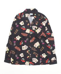 schott | ＣＰ２２－ＮＥＯＮ　ＳＩＧＮ＆ＣＡＲＤ　Ｌ／Ｓ　ＳＨＩＲＴ(シャツ/ブラウス)