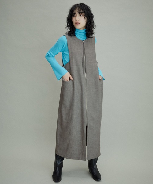 ADAM ET ROPE サロペットロングスカート　2way 美品　アダムエロペ ADAM ET ROPE'（アダムエロペ）の「【WEB限定(一部店舗展開あり