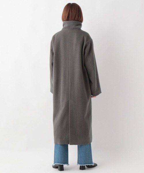casheepスタンドロングコート 楽天市場】【SALE／10%OFF】casheepスタンドロングコート A part