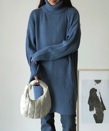 Riberry | リブタートルチュニックワンピース(チュニック)