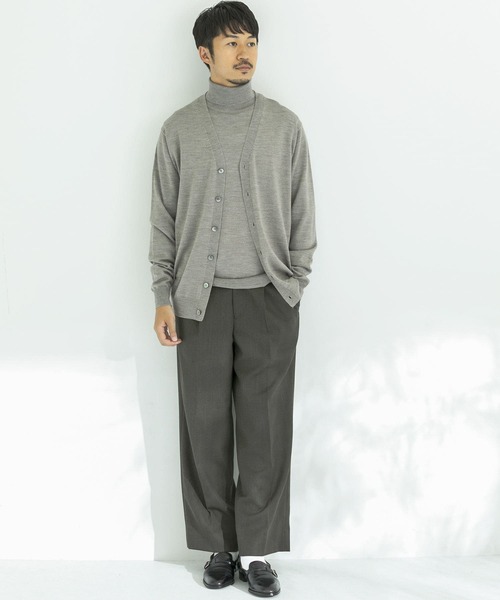 URBAN RESEARCH（アーバンリサーチ）の「イタリアンウールタートルネックニット（ニット/セーター・メンズ・ホワイト/ブラック/ブラウン系その他/ベージュ系その他/ブルー系その他・SMALL/MEDIUM/LARGE/X-LARGE）」の21枚目の写真