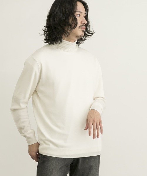 URBAN RESEARCH（アーバンリサーチ）の「イタリアンウールタートルネックニット（ニット/セーター・メンズ・ホワイト/ブラック/ブラウン系その他/ベージュ系その他/ブルー系その他・SMALL/MEDIUM/LARGE/X-LARGE）」の16枚目の写真