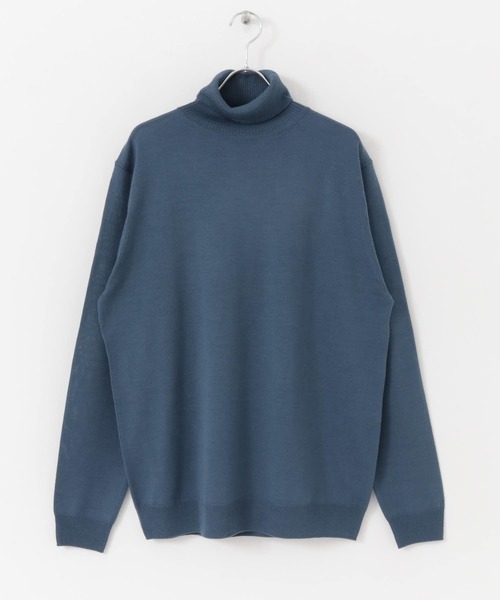 URBAN RESEARCH（アーバンリサーチ）の「イタリアンウールタートルネックニット（ニット/セーター・メンズ・ホワイト/ブラック/ブラウン系その他/ベージュ系その他/ブルー系その他・SMALL/MEDIUM/LARGE/X-LARGE）」の5枚目の写真