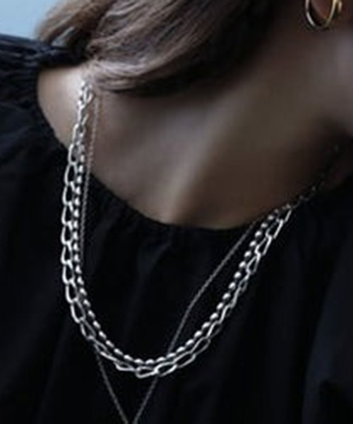 IRIS47(イリスフォーセブン)の「【IRIS 47】sisi necklace CH1(ネックレス・レディース・シルバー・FREE)」の6枚目の写真