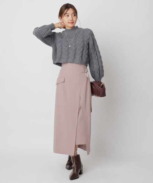 JUSGLITTY（ジャスグリッティー）の「スリットロングスカート