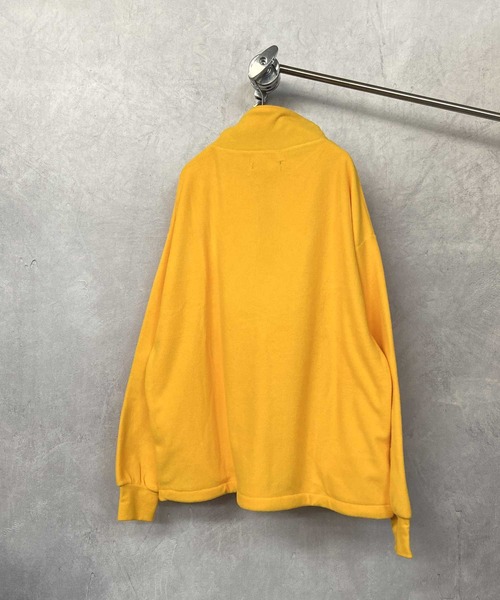 Beno（ビーノ）の「カラーマイクロフリース ビッグシルエット 刺繍ロゴ ハーフジップ スタンドトレーナー（スウェット・メンズ・ブルー/パープル/イエロー/ブラック/グリーン/ホワイト・L/M）」の14枚目の写真