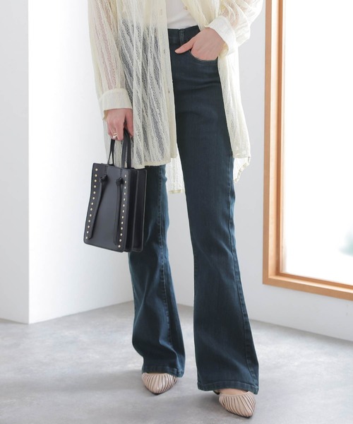 ANDERSSON BELL シャーリーパッチワークブーツカットデニム