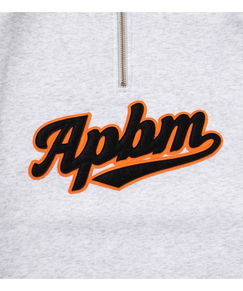 APPLEBUM(アップルバム)の「"Apbm" Half Zip Sweat(パーカー・メンズ・アッシュグレー/ブラック・LARGE/X-LARGE)」の7枚目の写真