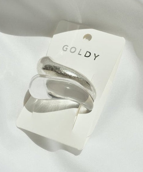 GOLDY(ゴールディ)の「【GOLDY】クリア × メタル コンビネーション ヘアカフ / 6221241 / 6221242 / 6230205(ヘアゴム・レディース・ゴールド/シルバー/シルバー系その他3/シルバー系その他5/シルバー系その他/ゴールド系その他5/ゴールド系その他3/ゴールド系その他4/ゴールド系その他2・FREE)」の4枚目の写真