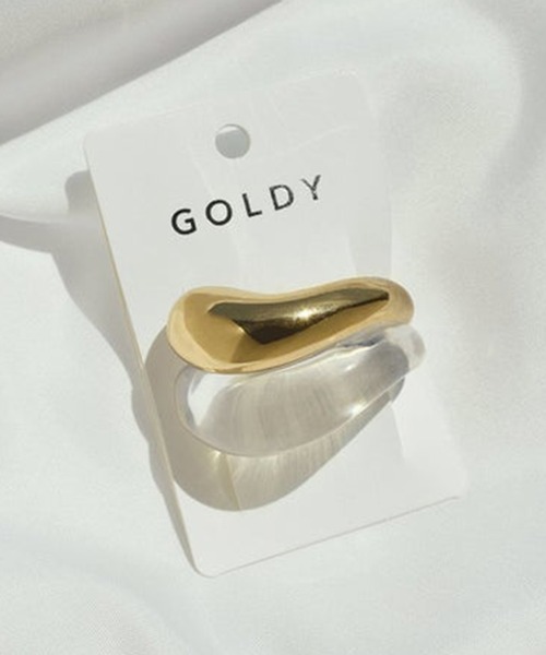 GOLDY(ゴールディ)の「【GOLDY】クリア × メタル コンビネーション ヘアカフ / 6221241 / 6221242 / 6230205(ヘアゴム・レディース・ゴールド/シルバー/シルバー系その他3/シルバー系その他5/シルバー系その他/ゴールド系その他5/ゴールド系その他3/ゴールド系その他4/ゴールド系その他2・FREE)」の6枚目の写真