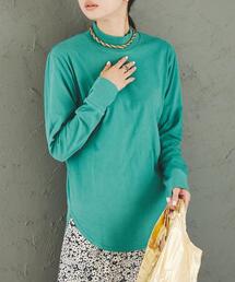coen | ピーチプチハイネックロングスリーブTシャツ(Tシャツ/カットソー)